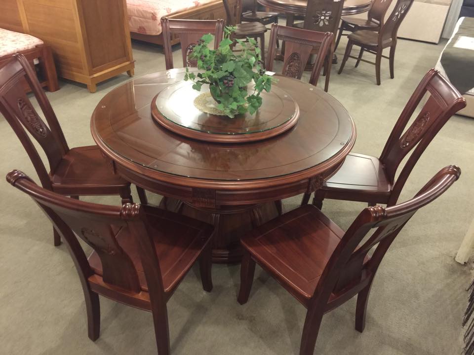 黃花梨實木圓桌