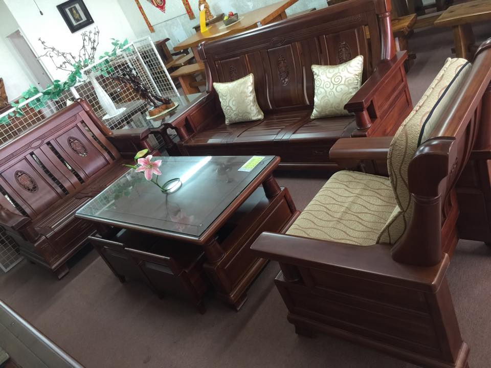 黃花梨實木板椅組