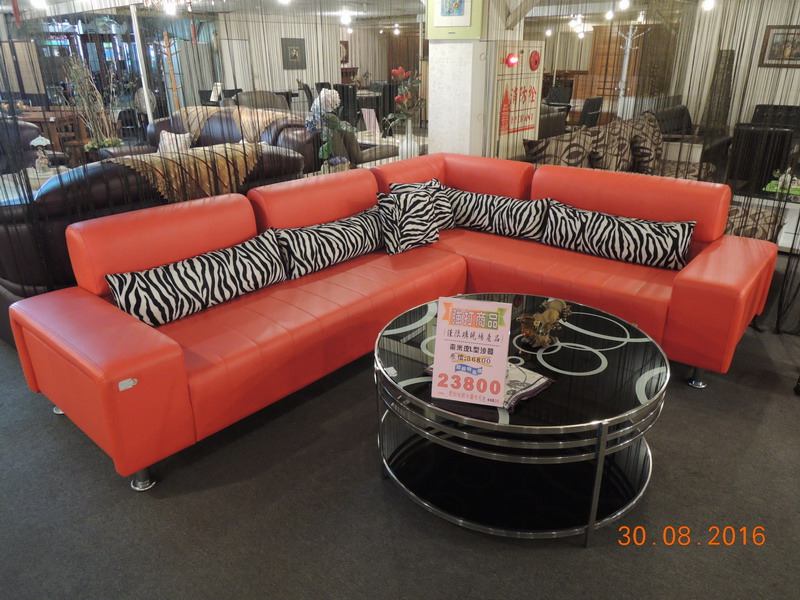 奈米皮L型沙發