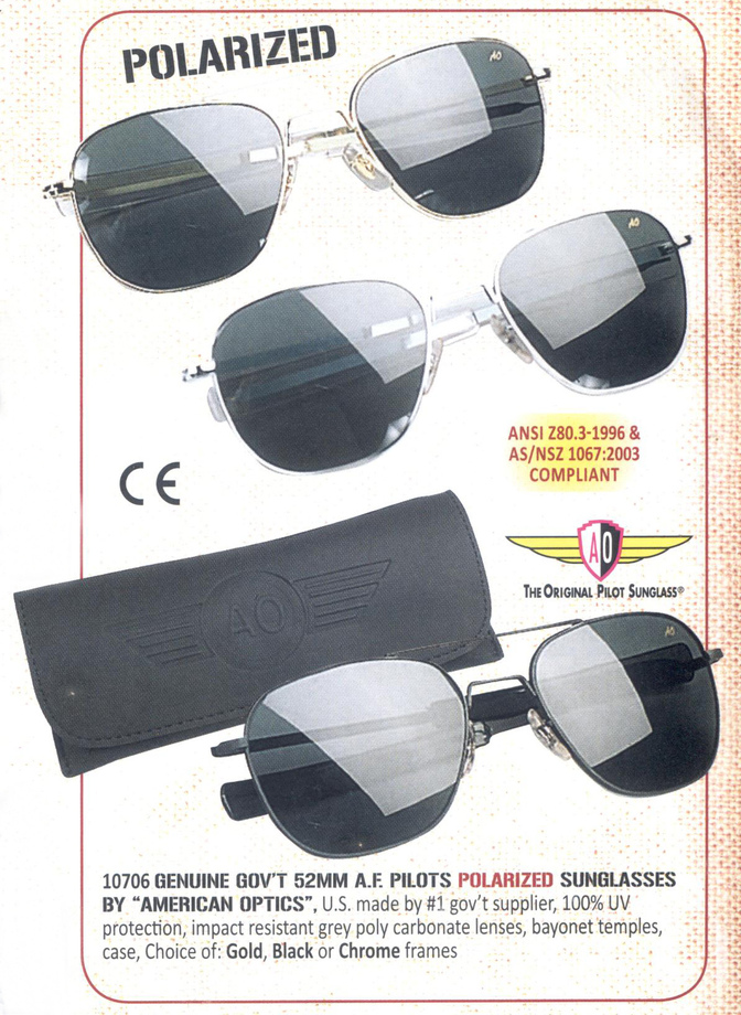 空軍AO制式太陽眼鏡