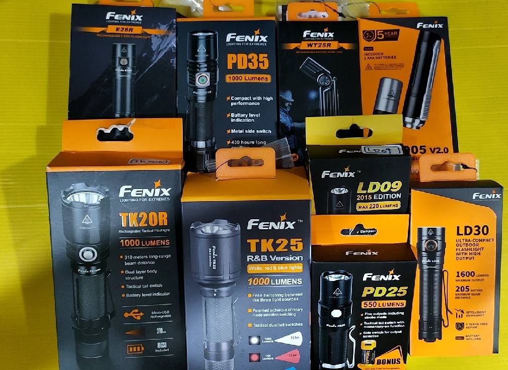 美國FENiX手電筒
