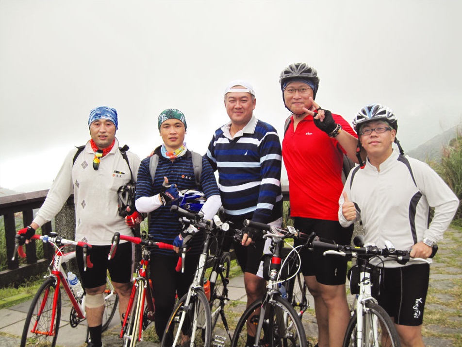 完成單車挑戰陽明山之旅
