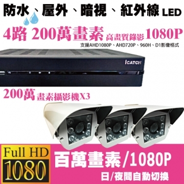 四路三鏡戶外型