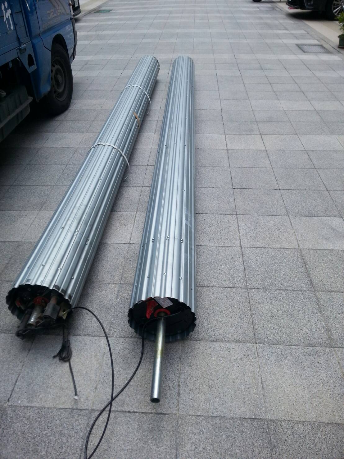 快速捲門，中心軸承，馬達，彈簧，換新