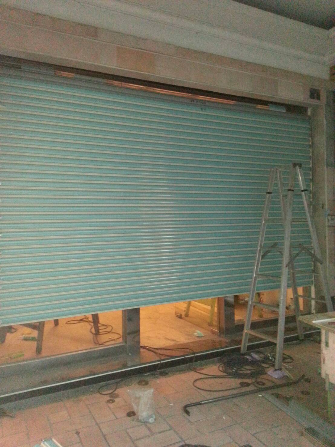 傳統電動捲門換新2