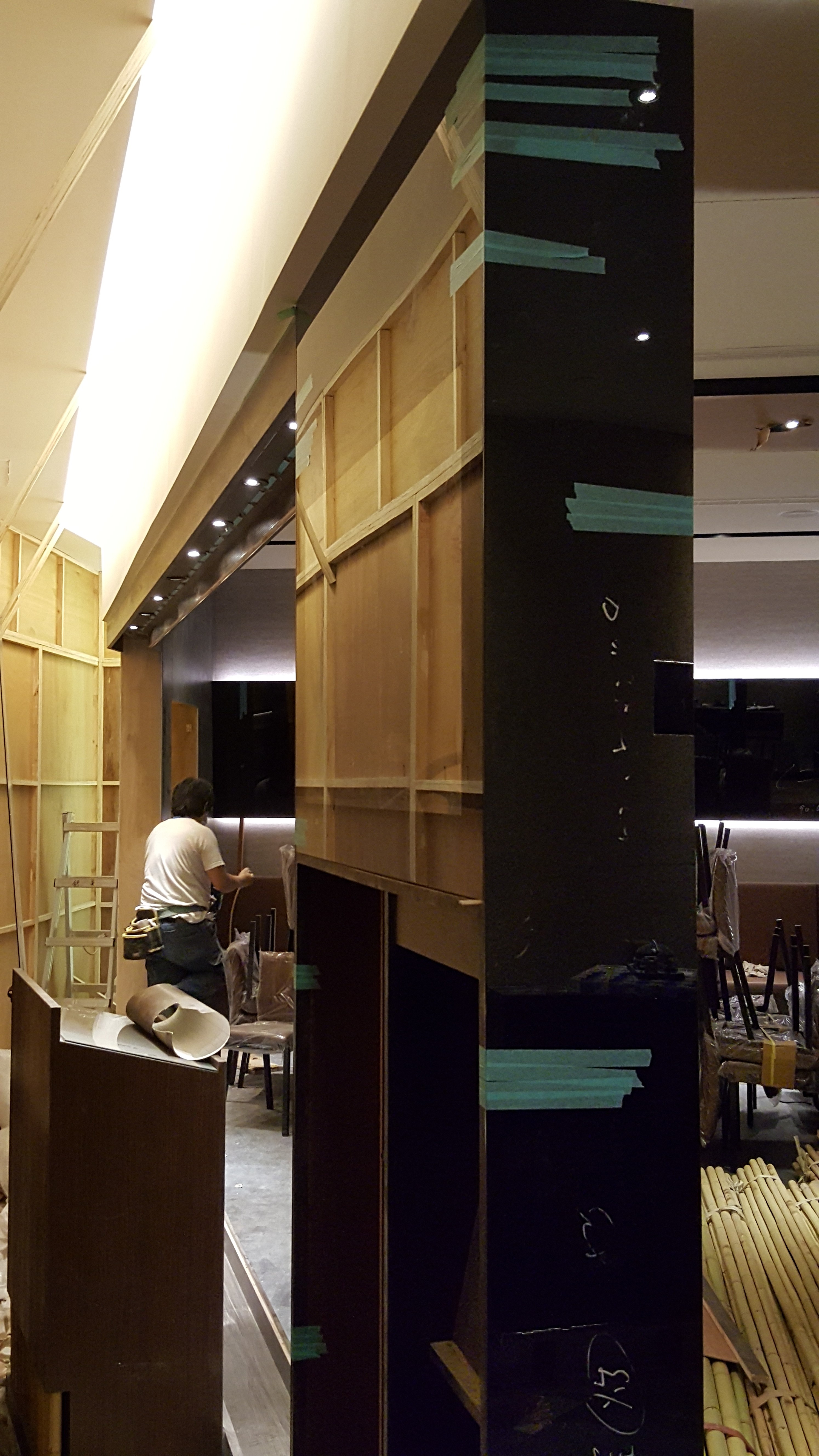 台北市店面室內玻璃施工