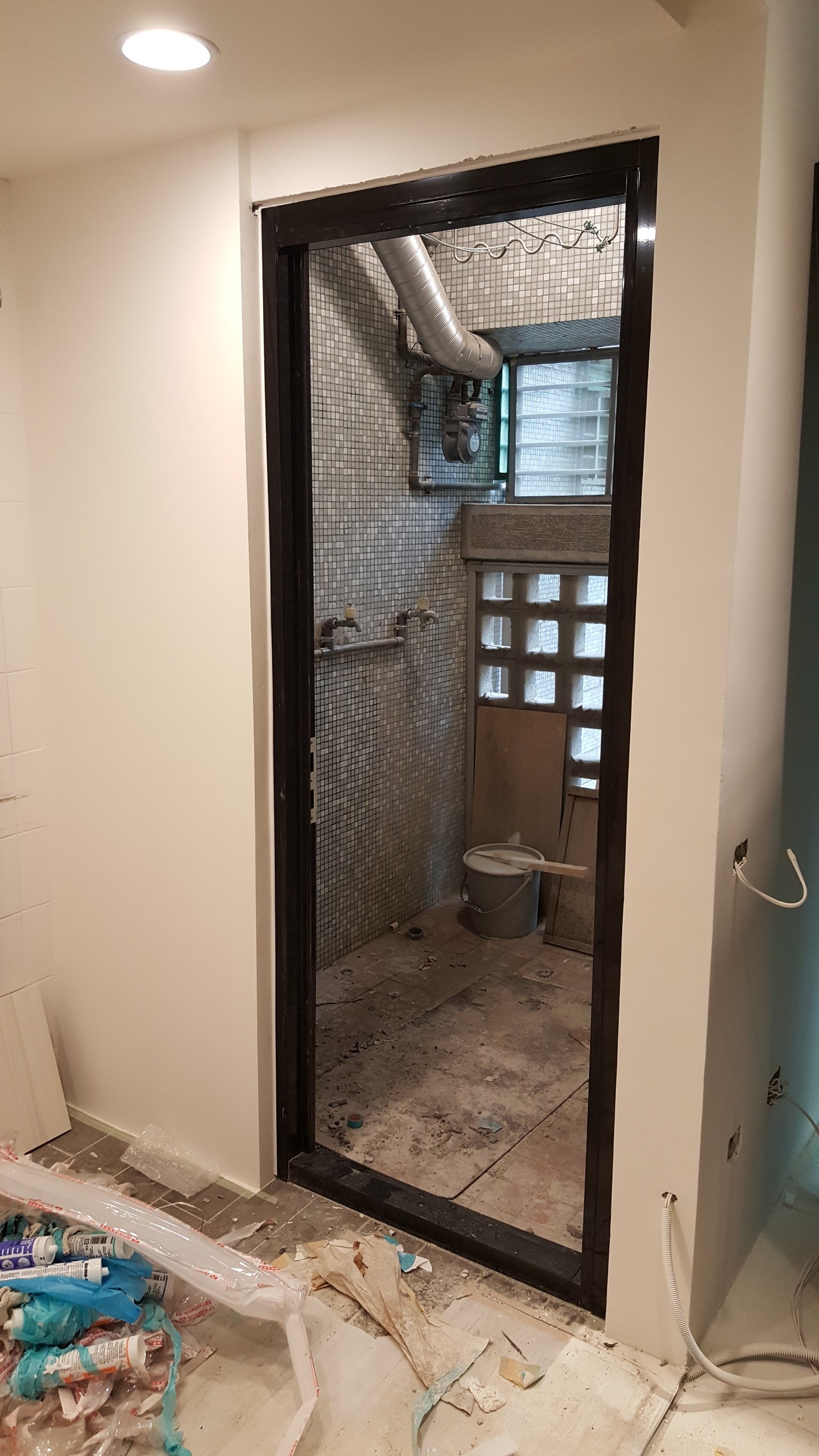 新北市板橋住家鋁門施工