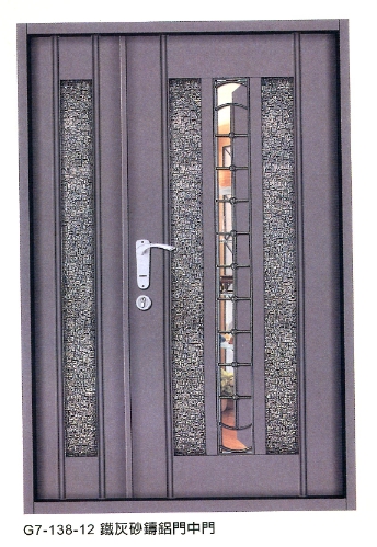 鑄鋁鍛造門中門