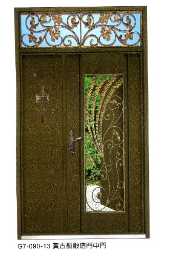 鑄鋁鍛造門中門