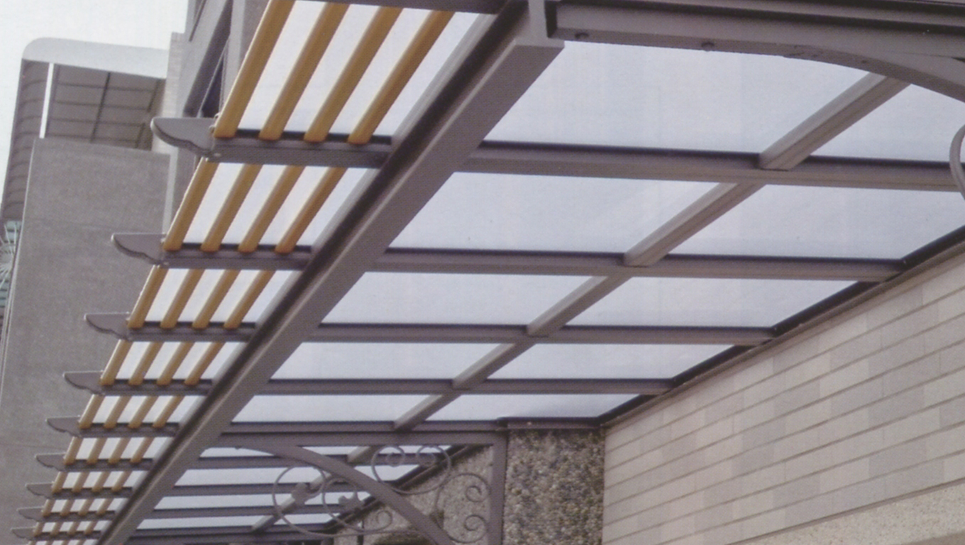 玻璃PC版採光罩