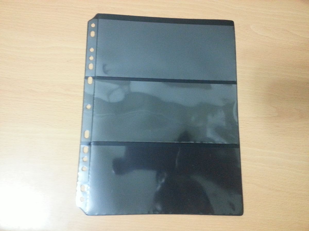 郵票活頁3格1頁