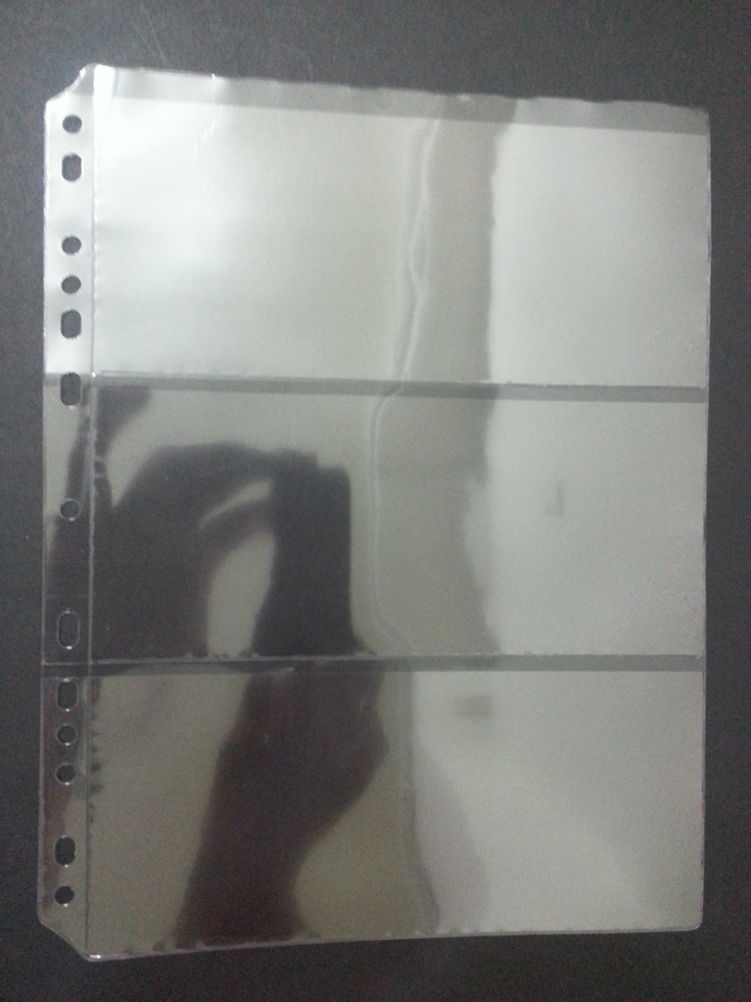 鈔票活頁3格1頁