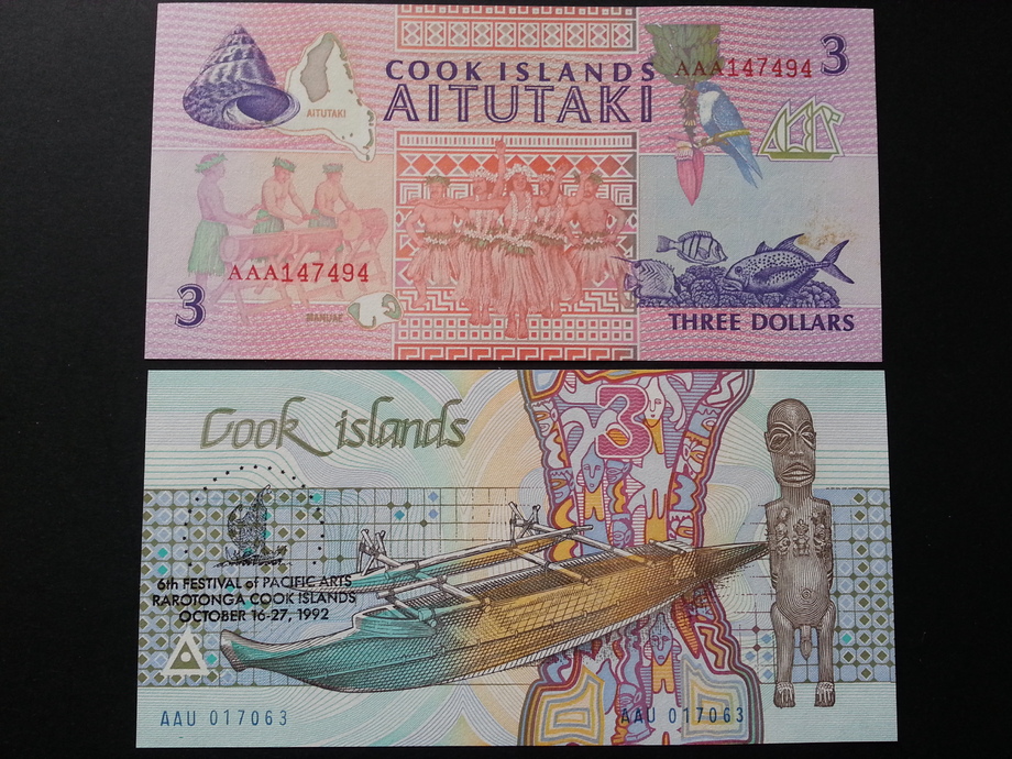 各國錢鈔-庫克群島