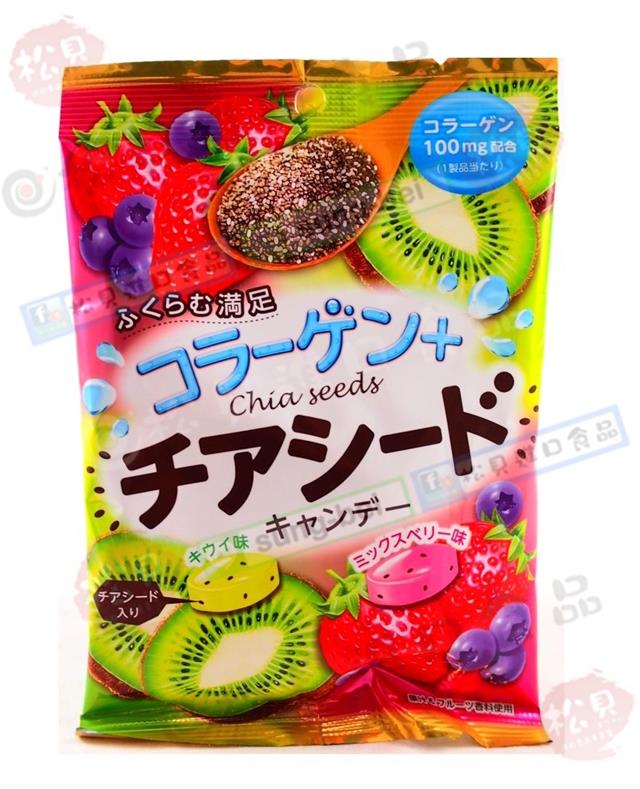 扇雀飴膠原蛋白奇亞子糖55g【4901650292387】