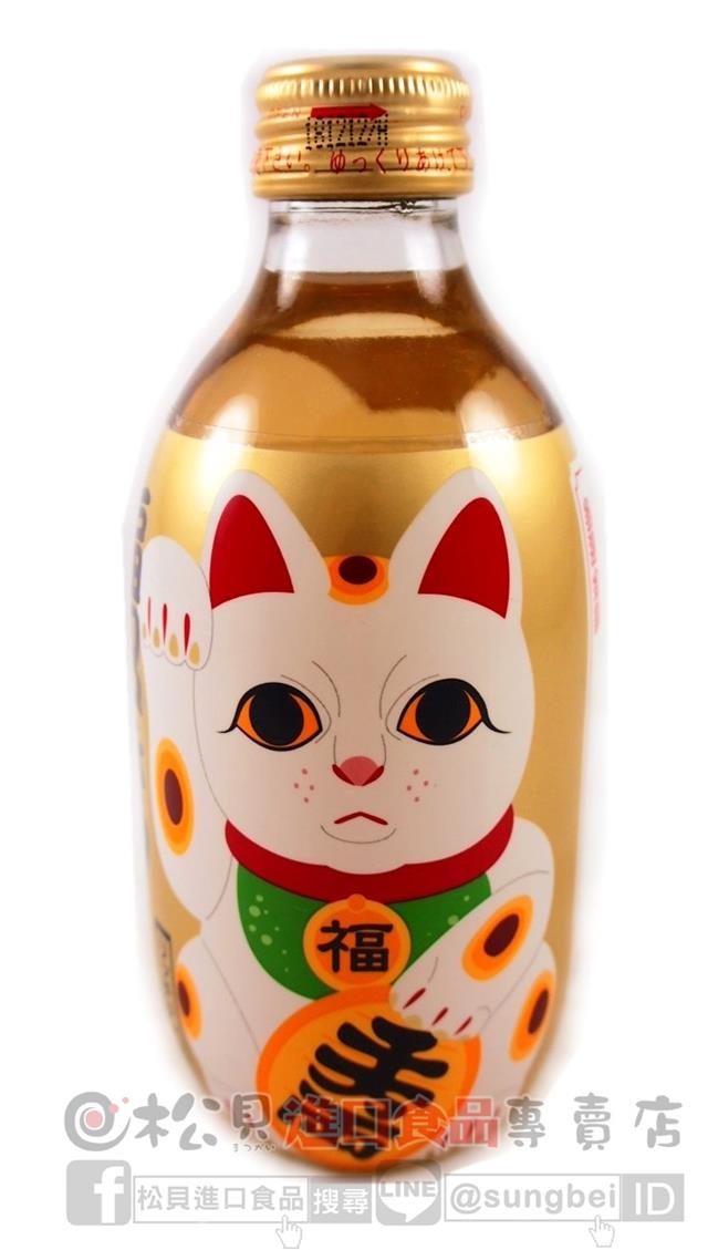 木村招財貓碳酸飲料300ml【4972842373252】