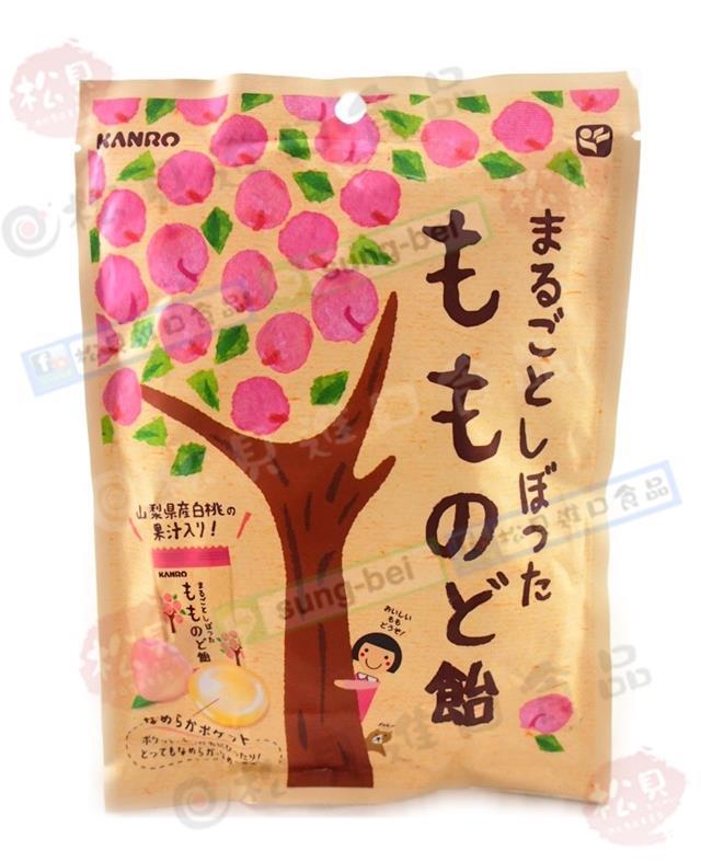 甘樂水蜜桃喉糖77g【4901351011591】