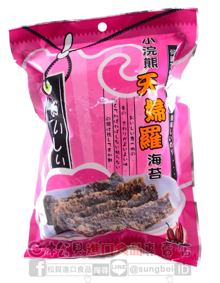 小浣熊天婦羅海苔(香辣味)40g【8857105820512】