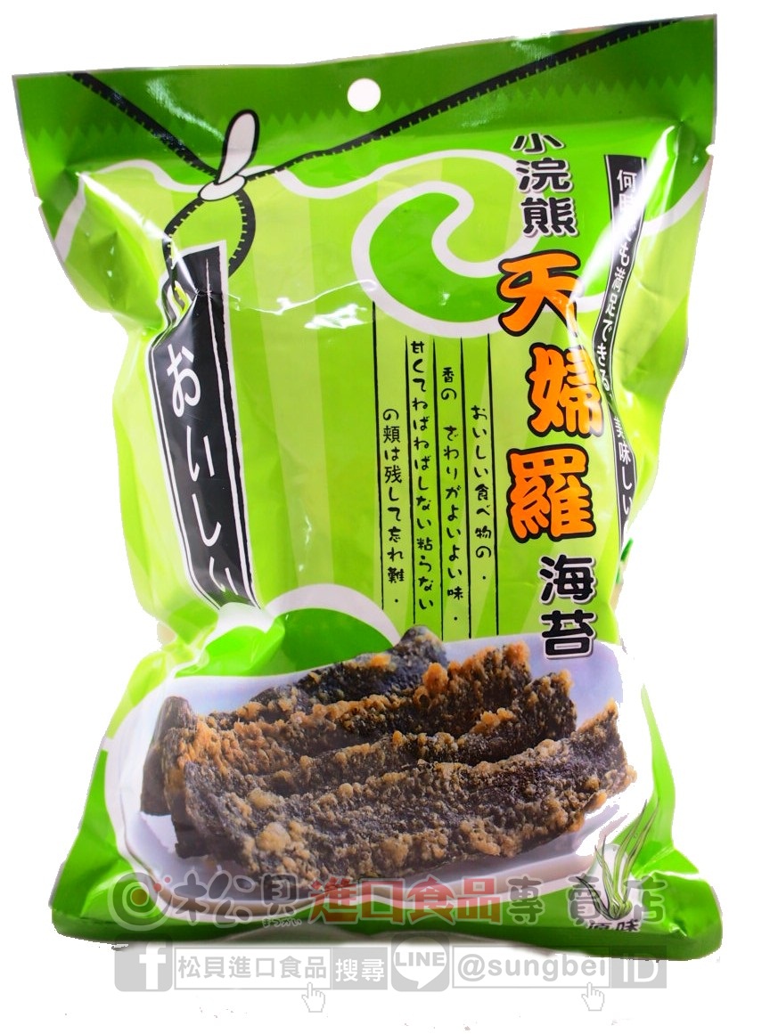 小浣熊天婦羅海苔(原味)40g【8857105820499】