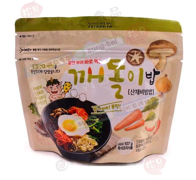 鬼怪野味蔬菜拌飯107g【8809375060310】