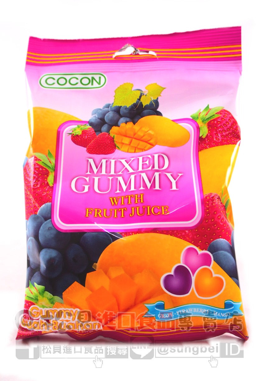 可康綜合QQ水果軟糖100g【9556437010538】