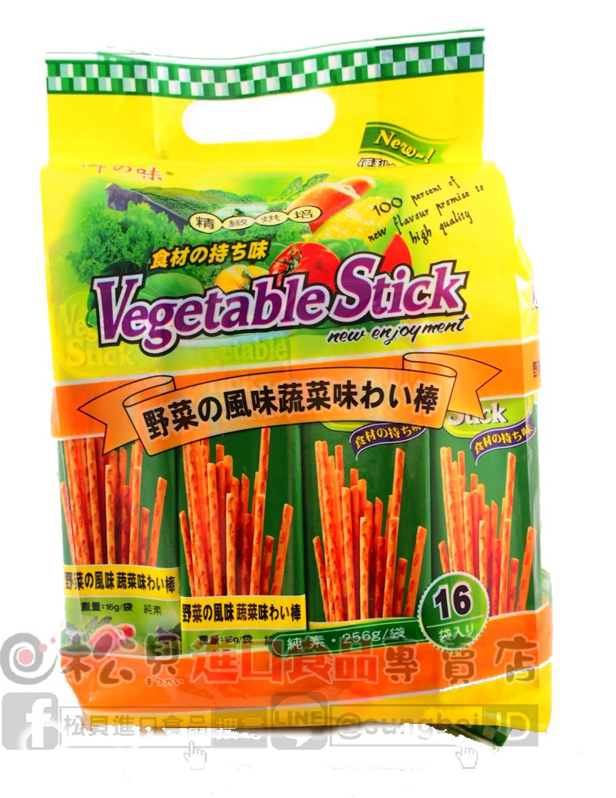 御之味蔬菜棒棒餅256g【491237334589】