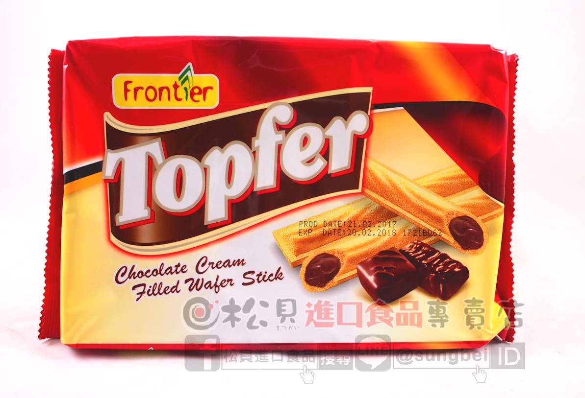 汎達威化卷心酥(巧克力味)120g【9555115900949】