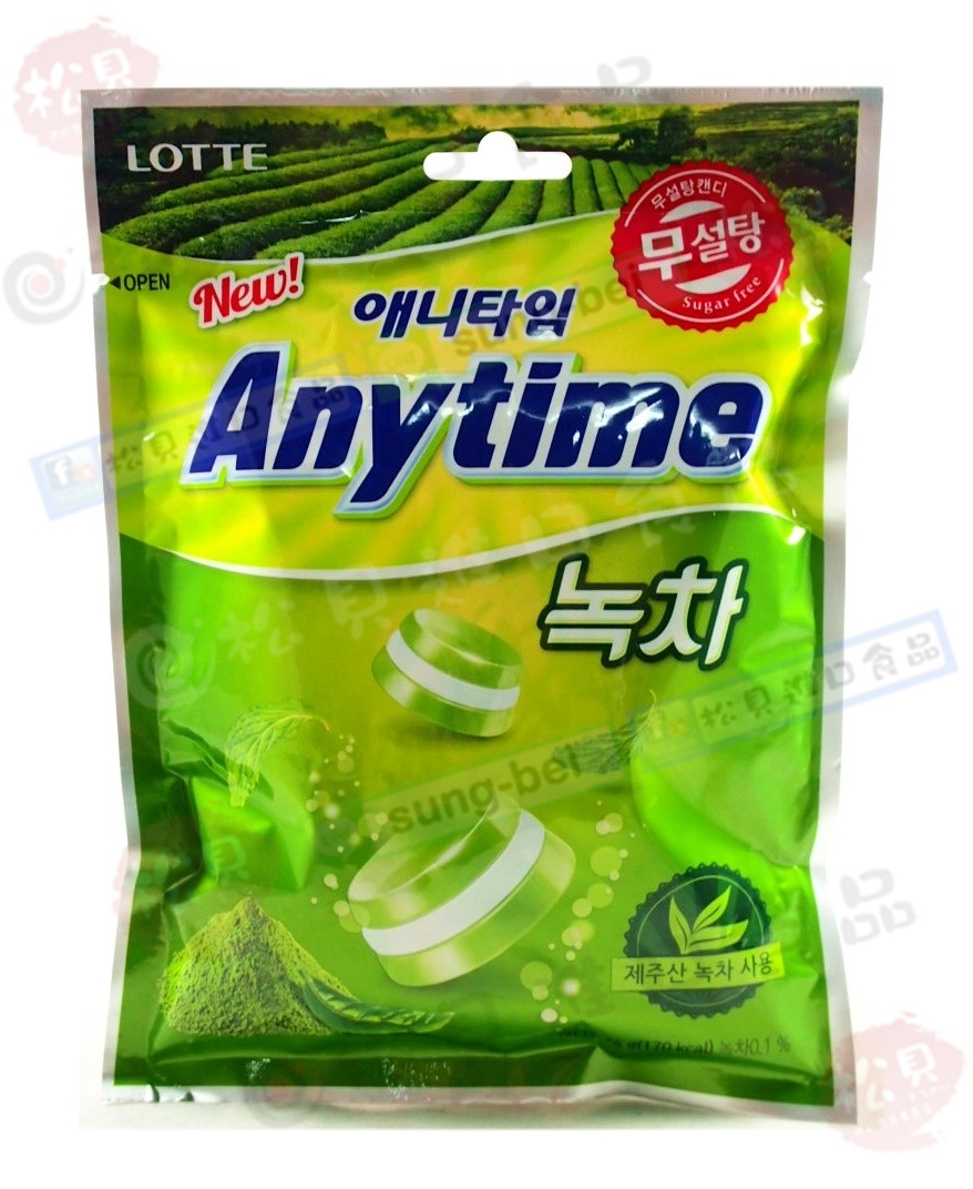 LOTTE三層薄荷糖(抹茶)74g【8801062336852】