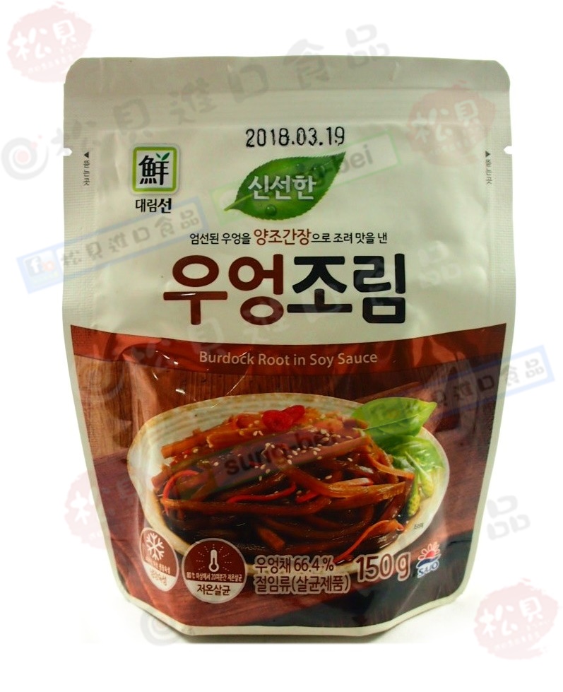 韓國小菜(醬拌牛蒡)150g【8801066651050】