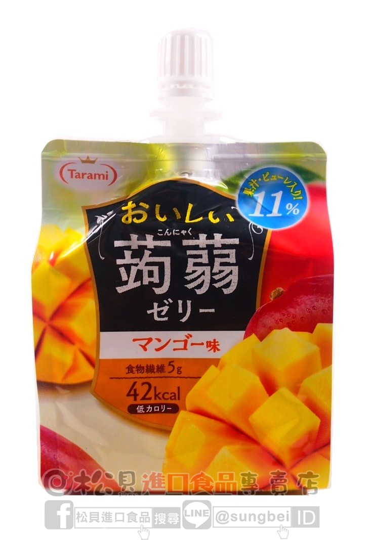 達樂美蒟蒻果凍飲(芒果)150g【4955129019760】