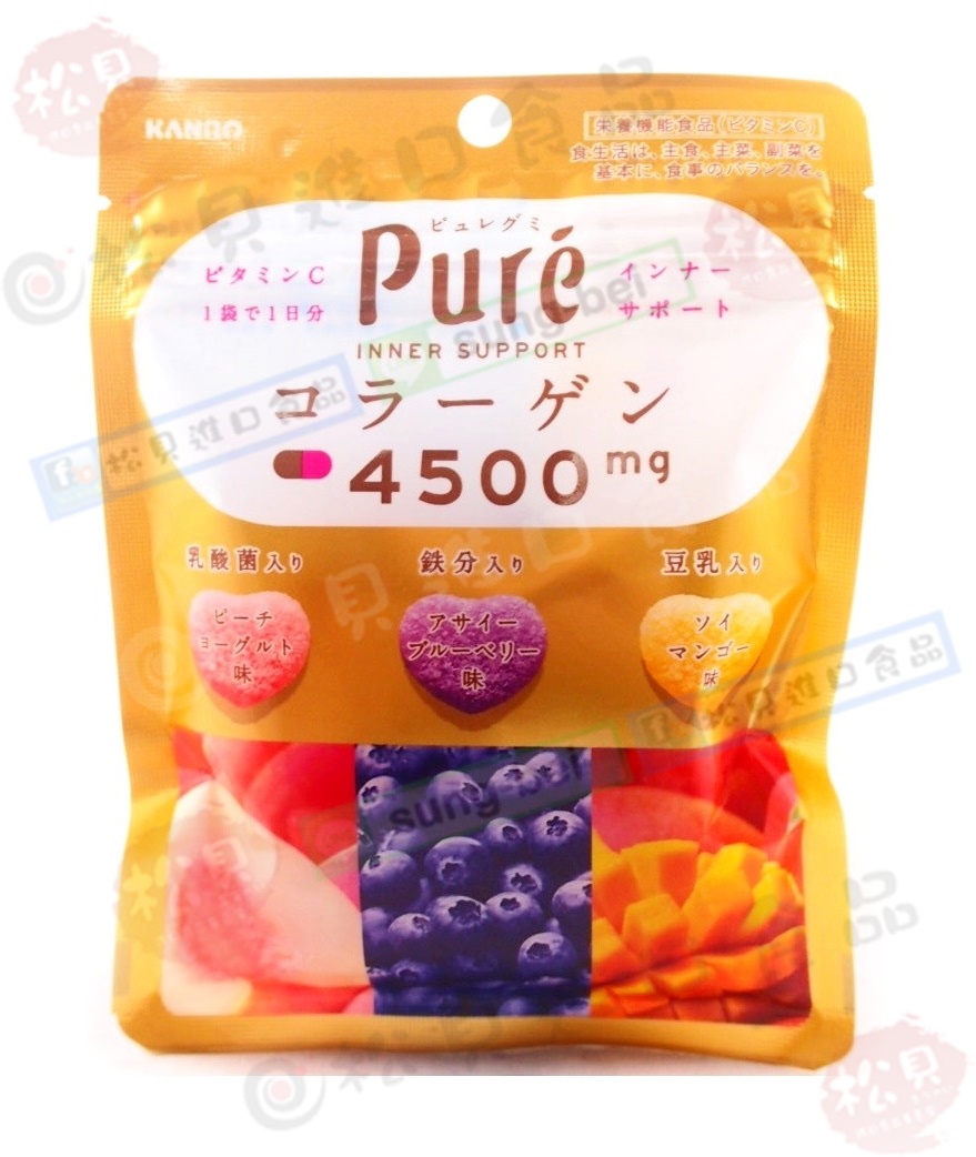 甘樂Pure綜合軟糖72g【4901351056882】