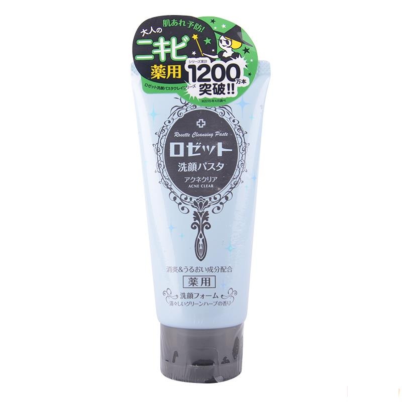 日本天然泥洗面乳(控油抗痘)120g【4901696535578】