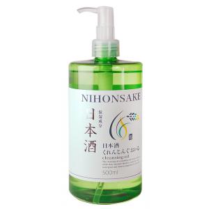 日本熊野清酒保濕卸妝油500mL【4513574024724】