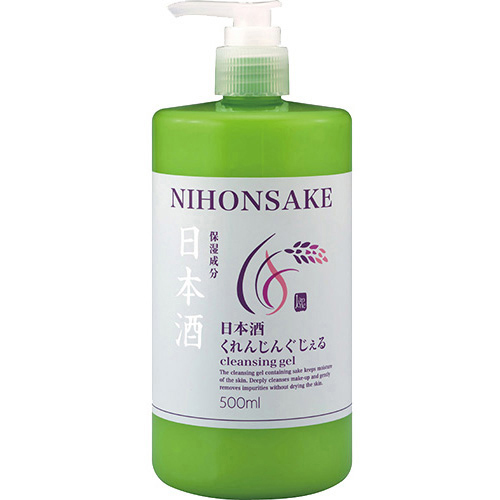 日本熊野清酒保濕卸妝凝膠500mL【4513574024731】