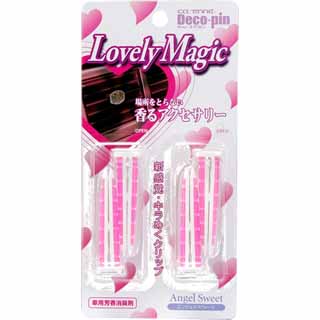 車用夾式消臭力(天使甜香)4入【4901070120703】