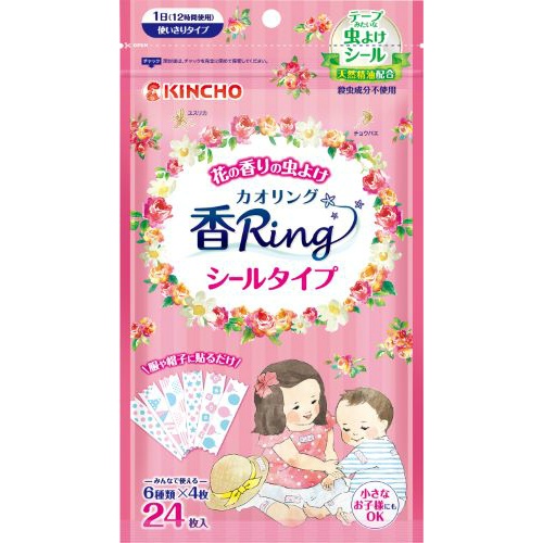 KINCHO驅蟲芳香貼片24入【4987115540750】