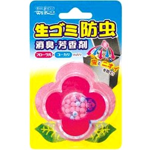 WELCO花朵造型垃圾桶專用防蟲除臭劑(花朵香氣)8g【4995860510652】