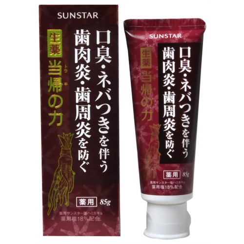 日本SUNSTAR含鹽牙膏85g【4901616009226】