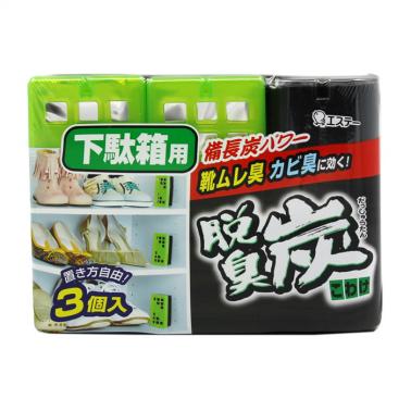 ST脫臭炭鞋櫃用除臭劑55g3【4901070112982】