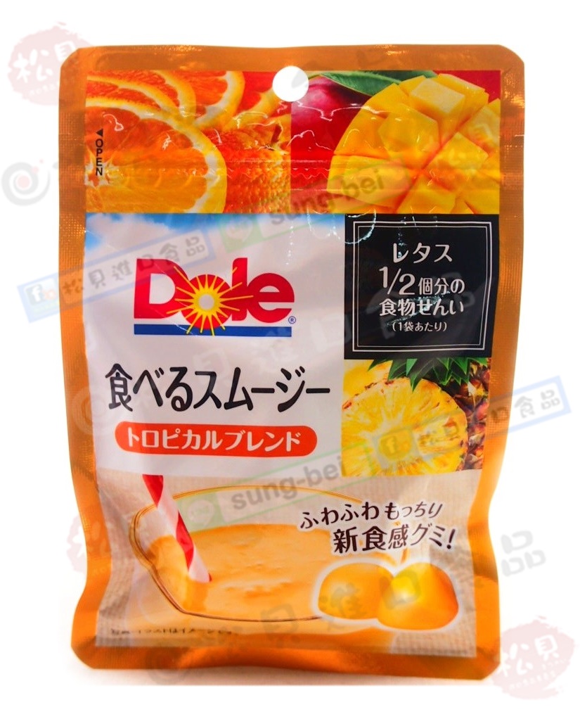 不二家DOle熱帶水果軟糖40g【4902555120119】