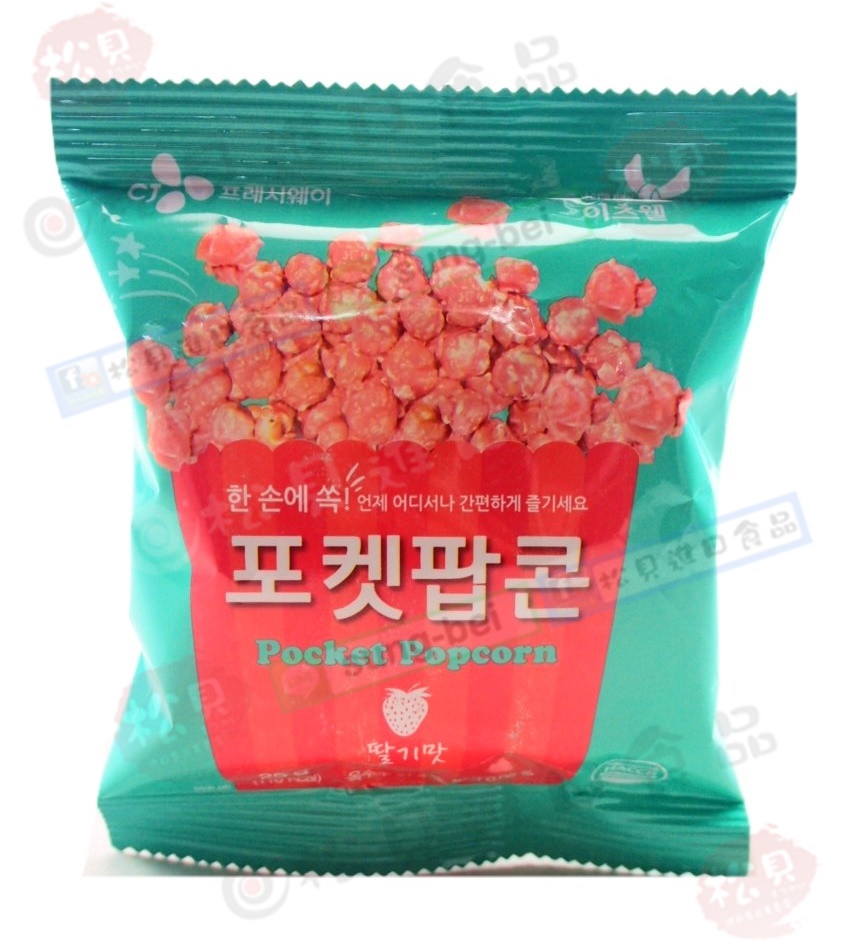 韓國CJ口袋爆米花(草莓)25g【8801955013464】