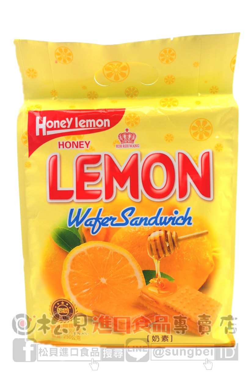 日日旺蘇打威化夾心餅(蜂蜜檸檬)250g【4712893945608】