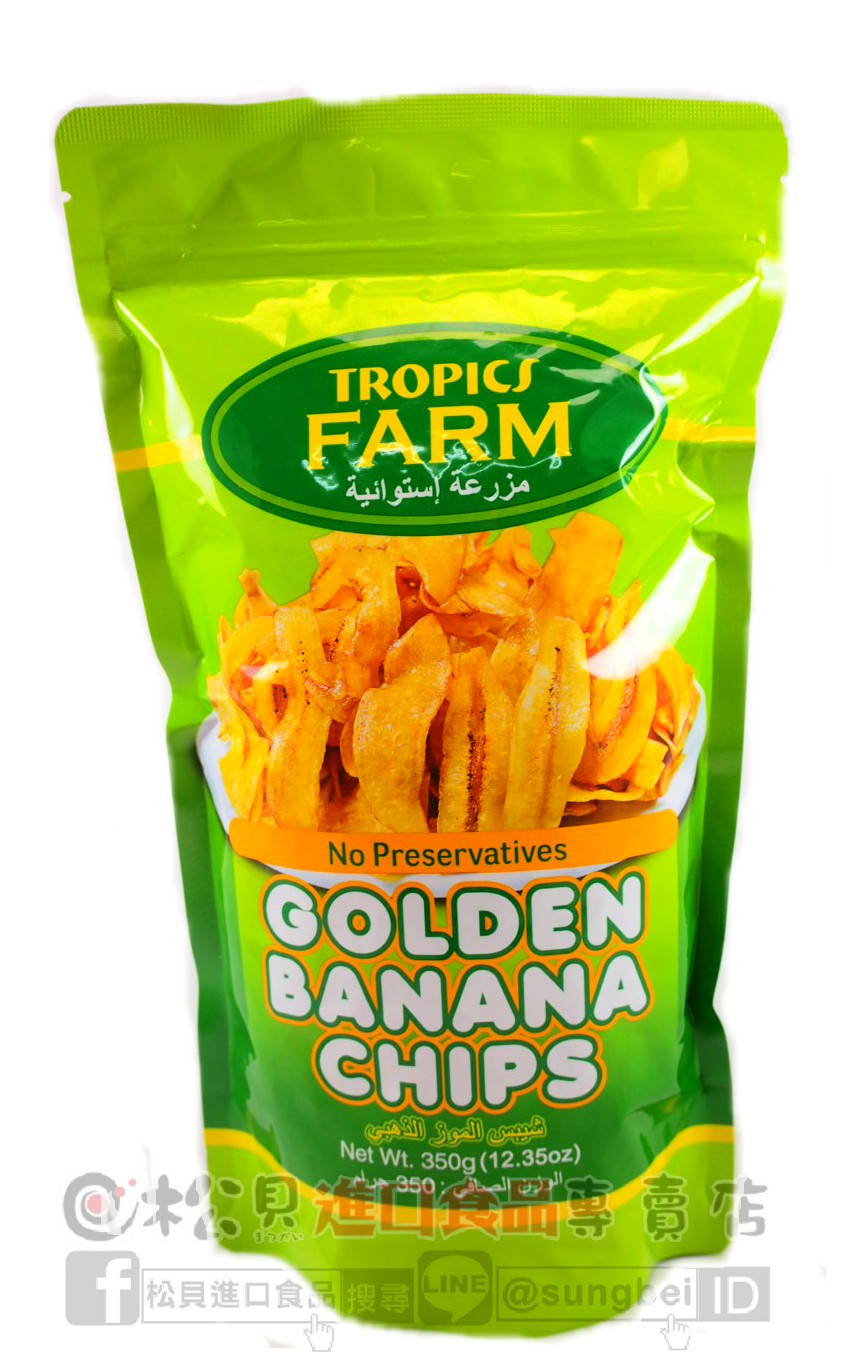菲律賓香蕉脆片350g【4809013303148】
