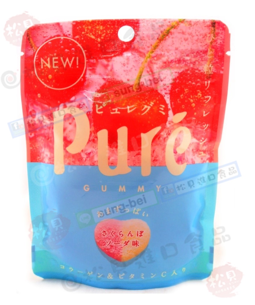 甘樂PURE櫻桃軟糖63g【4901351056851】