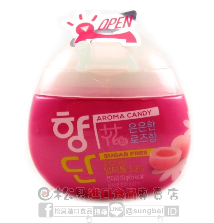 CROWN脆皮糖球(玫瑰)30g【8801111925051】