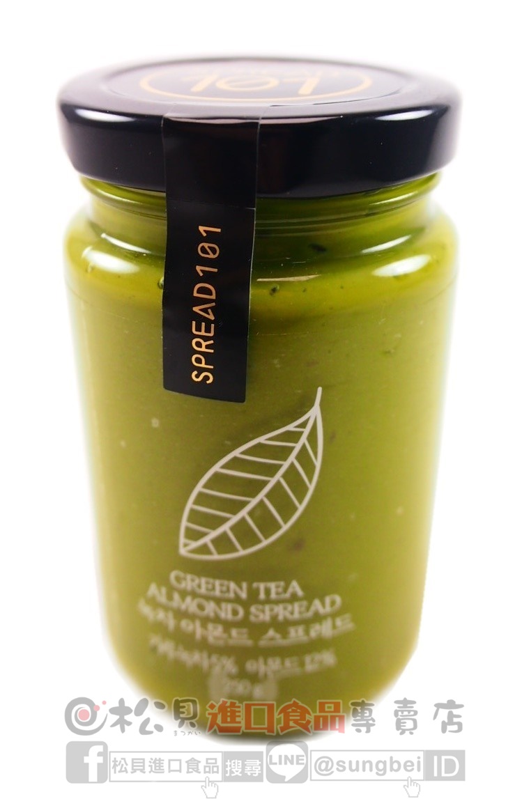 SPREAD101抹茶杏仁醬250g【8809554250006】