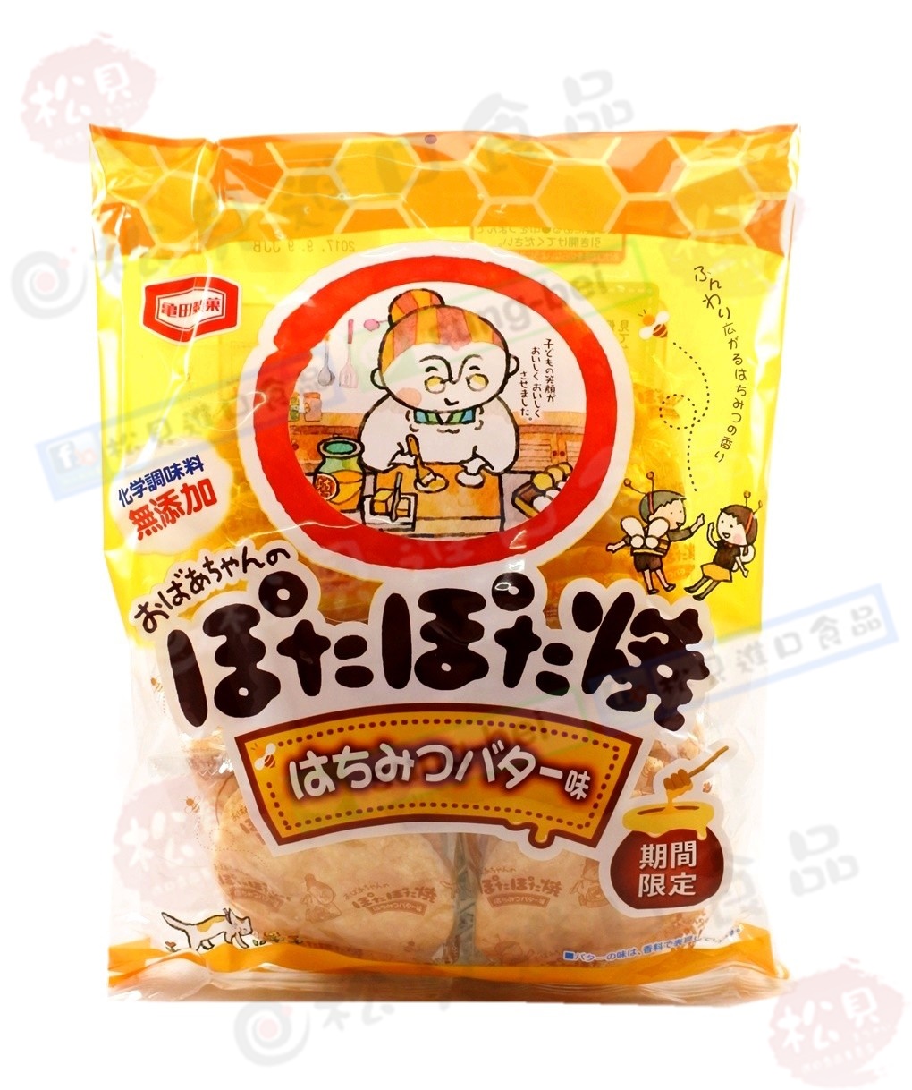 龜田婆婆燒米果(蜂蜜)128g【4901313194942】