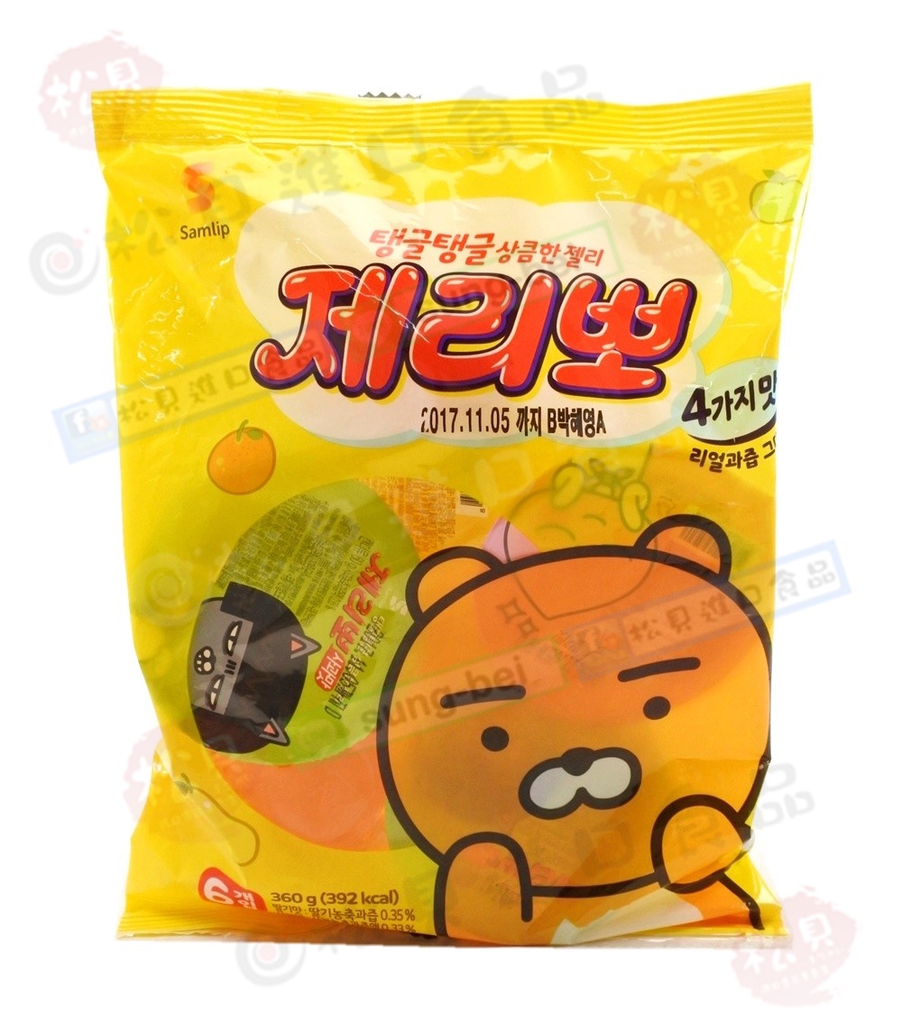 Kakao綜合水果凍6入360g【8801068094435】