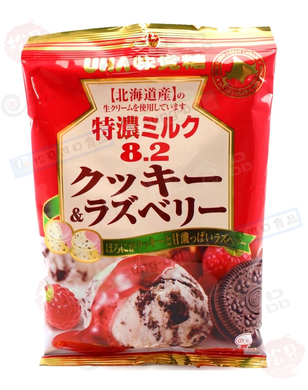 味覺8.2覆盆莓餅糖81g【4902750883215】