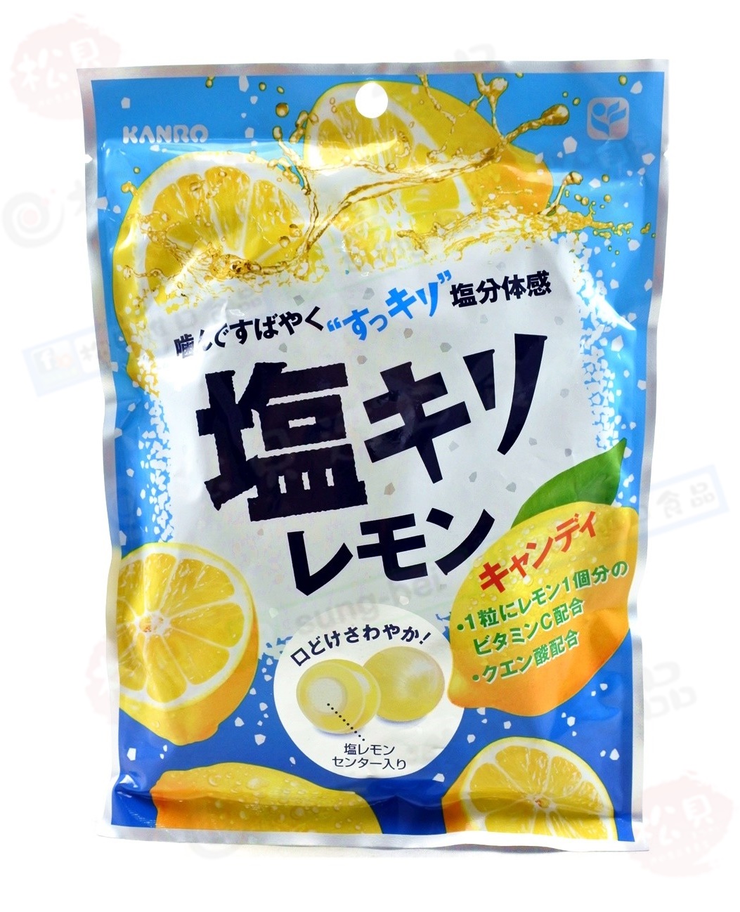 甘樂鹽檸檬糖75g【4901351015704】