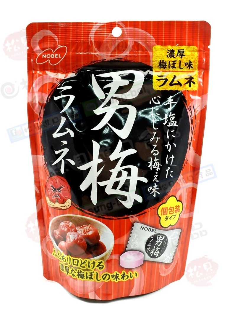 諾貝爾男梅汽水糖66g【4902124681164】